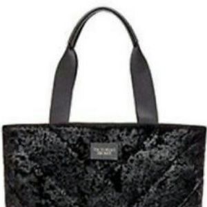 NWOT Victoria's Secret Crushed Velvet Tote